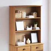 vidaXL Hutch ASKIM Brun 91 x 30 x 104 cm Massiv furu