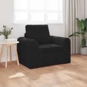 vidaXL Golvsängsoffa 2-i-1 Svart 98x71x83 cm Sammet