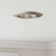vidaXL Spotlights med strålkastare 24 pcs Silver 9 x 9 cm Metall