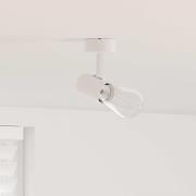 vidaXL Takspotlight Vit 6.5 x 6 x 11.5 cm Stål