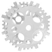 vidaXL Vinställ Silver 39 x 14 x 39 cm Aluminium