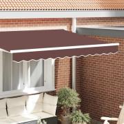 vidaXL Markisvalance Brun 2.3 x 0.2 m Kanvas