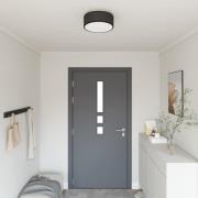 vidaXL Taklampa Svart 30 x 13.5 cm tyg