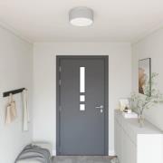 vidaXL Taklampa med strålkastare Grå 30 x 30 x 13,5 cm tyg