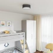 vidaXL Taklampa Svart 30 x 13.5 cm tyg