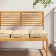 vidaXL Kudde 2 pcs Beige 40 x 40 x 8 cm Oxford Tyg