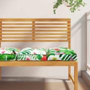 vidaXL Kudde Blommor 2 pcs Flerfärgsdesign 40 x 40 x 8 cm Oxford Tyg