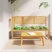 vidaXL Kudde Blommor 4 pcs Flerfärgsdesign 40 x 40 x 8 cm Oxford Tyg