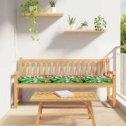 vidaXL Pallkuddset Blommor 2 pcs Tropisk djungel 180 x 40 x 8 cm