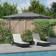 vidaXL Parasoll 286 x 285 x 270 cm Aluminium