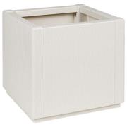 vidaXL Trädgårdsplanterare Vit 36 x 36 x 35 cm Polypropylen