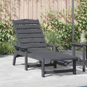 vidaXL Solstol Ljusgrå 73.5 x 92 x 90cm Plast