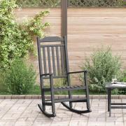 vidaXL Gungstol Svart 84 x 65 x 114 cm Harts