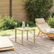 vidaXL Solsäng Bord Brun 50.5 x 50.5 x 46 cm Impregnerad furu