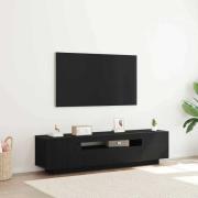 vidaXL TV-skåp Svart 160 x 35 x 40 cm Konstruerat trä