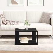 vidaXL Kaffeebord Svart ek 85 x 55 x 31 cm Konstruerat trä