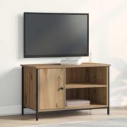 vidaXL TV-skåp artisan ek 80 x 40 x 50 cm Konstruerat trä