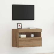 vidaXL TV Vägghylla artisan ek 60 x 30 x 40 cm Konstruerat trä