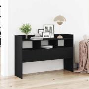vidaXL Sideboard med låda Svart 105 x 30 x 70 cm Konstruerat trä