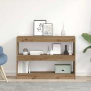 vidaXL Bokhylla artisan ek 100 x 30 x 72 cm Konstruerat trä