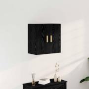 vidaXL Väggskåp Svart ek 60 x 30 x 60 cm Konstruerat trä