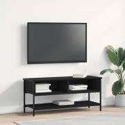 vidaXL TV-skåp Svart ek 100 x 35 x 45 cm Konstruerat trä