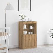 vidaXL Sideboard Brun 60 x 37 x 100 cm Konstruerat trä