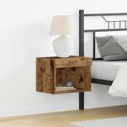 vidaXL TV-bänkset 2 pcs Gammalt trä 40 x 30 x 30 cm Konstruerat trä