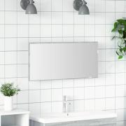 vidaXL Badrumsspegel med förvaringsskåp och LED sonoma-ek 80x37 cm