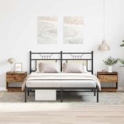 vidaXL Nattduksbord 2 pcs Gammalt trä 45 x 34 x 44 cm Konstruerat trä