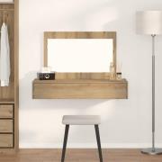vidaXL Smyckebord med låda Brun 100 x 40 x 70 cm Konstruerat trä