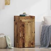 vidaXL Sideboard Gammalt trä 50 x 42,5 x 93 cm Konstruerat trä