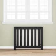 vidaXL Radiatoromfattning Svart Ek 104x20x82 cm Träomslag