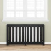 vidaXL Radiatorlock Svart Ek 149 x 20 x 82 cm 1 x Tvättmaskin Skåp