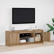 vidaXL TV-skåp Brun 139.5 x 34 x 50 cm Konstruerat trä