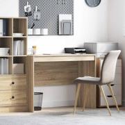 vidaXL Skrivbord Sonoma-ek 100 x 50 x 76 cm