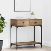 vidaXL Konsolbord artisan ek 75 x 34.5 x 75 cm Konstruerat trä