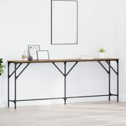 vidaXL Konsolbord Gammalt trä 200 x 29 x 75 cm