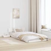 vidaXL Sängram Brun 75 x 190 cm trä