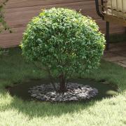 vidaXL lämplig för Flat trädring Olivgrön Ø50 / 80 cm Stål