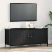 vidaXL TV-skåp Svart ek 100 x 35 x 45 cm Konstruerat trä