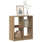 vidaXL Bokhylla ek 68,5x32x75 cm konstruerat trä