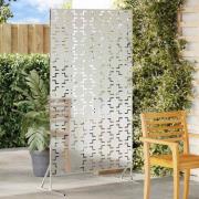 vidaXL Avskärmningsskärm Grå 100 x 50 x 180 cm Stål