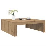 vidaXL Soffbord artisan ek 100x100x35 cm konstruerat trä