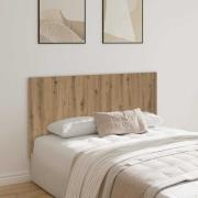 vidaXL Sänggavel artisan ek 160x1,5x80 cm konstruerat trä