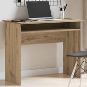 vidaXL Skrivbord artisan ek 90x50x74 cm konstruerat trä