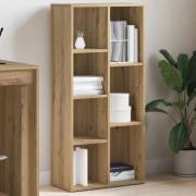 vidaXL Bokhylla artisan ek 50x25x104 cm
