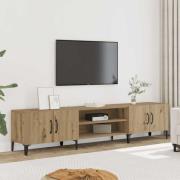 vidaXL Tv-bänk artisian ek 180x31,5x40 cm konstruerat trä