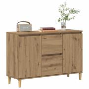 vidaXL Skänk artisan ek 102x35x70 cm konstruerat trä