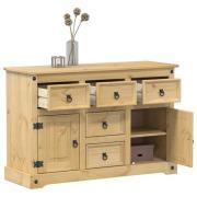 vidaXL Skänk Corona 112x40x75 cm massiv furu